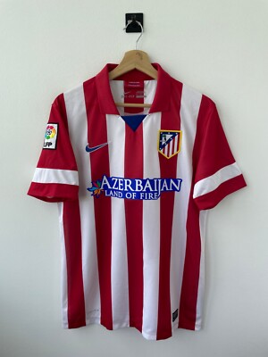 ATLETICO MADRID 2013/2014 HOME FOOTBALL SOCCER SHIRT JERSEY