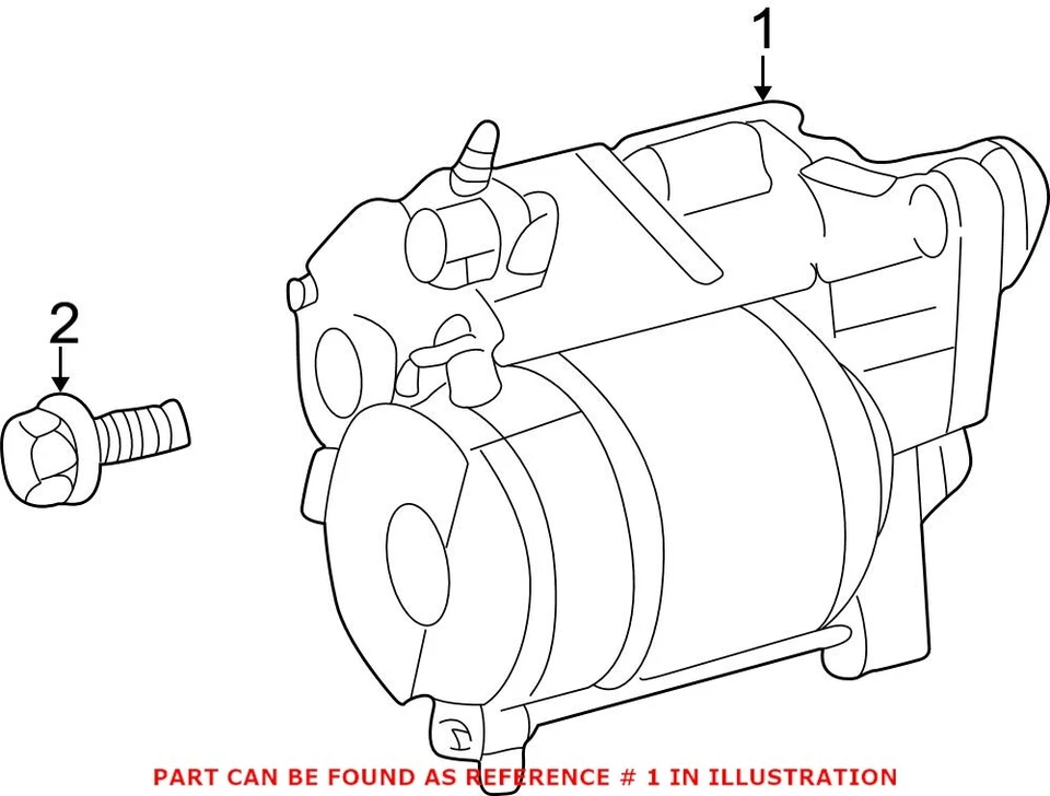 Motor de arranque Mopar original do fabricante para Dodge Durango Ram 3500 - Imagem 3 de 4