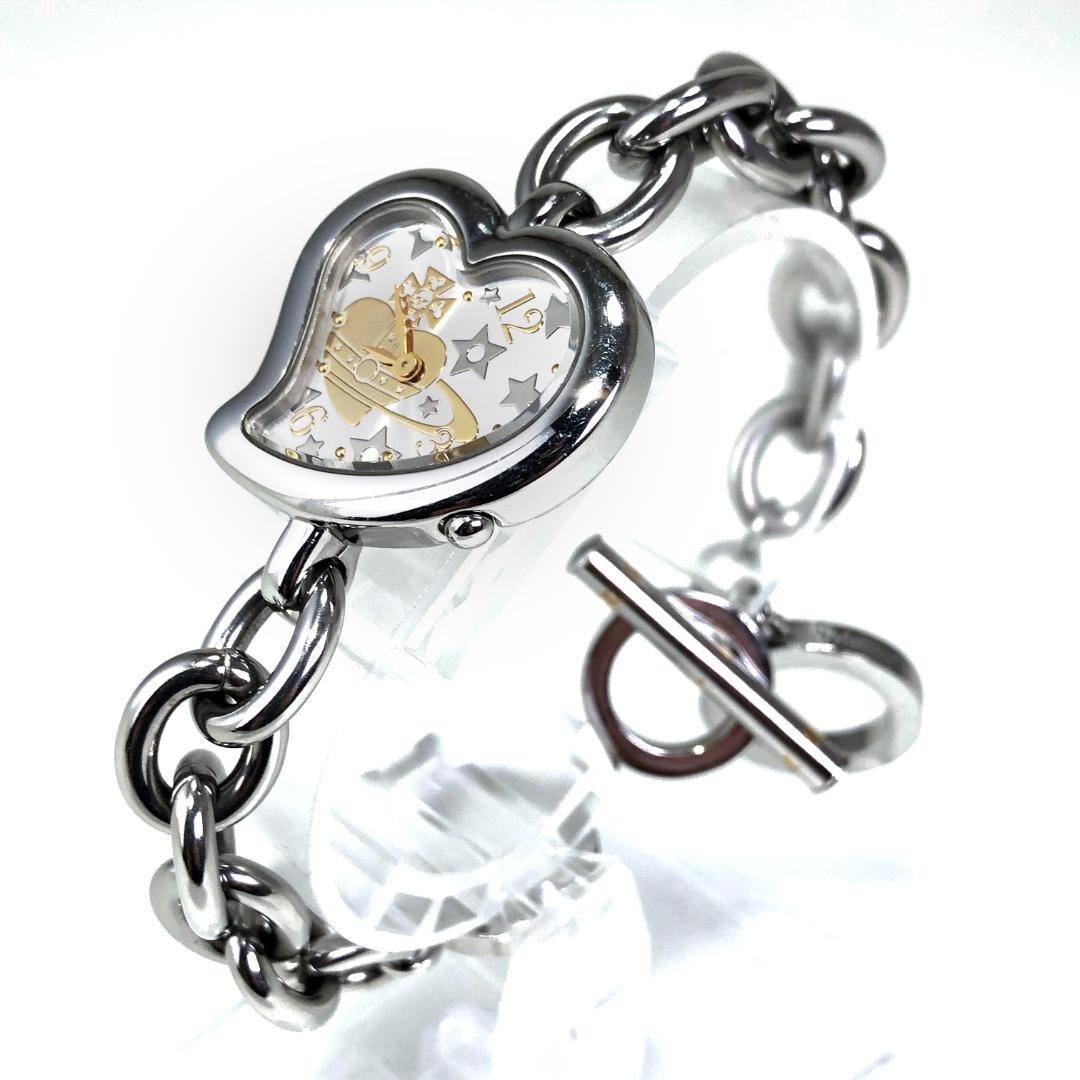 Vivienne Westwood Quartz VW0080 Wrist Watch Heart Silver Vivienne Westwood Quartz VW0080 Wrist Watch Heart Silver