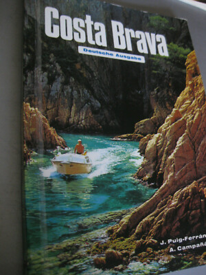 Costa Brava Reiseführer aus Spanien Deutsche Ausgabe 1972
