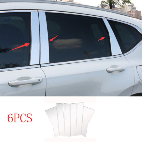 Chrome Steel Windows Strip Sill Molding Cover Trim For Honda CR-V CRV 2017-2022