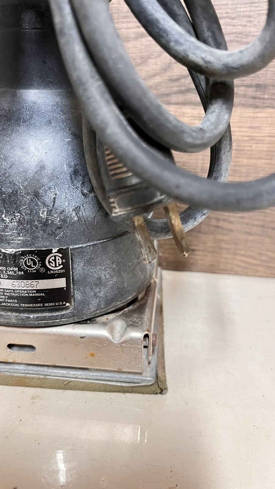 Tested Porter Cable "SPEEDBLOC" MODEL 330, TYPE 2, 1/4 SHEET FINISH