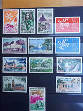 timbres France : 1961 YT n° 1306, 1307, 1308, 1309, 1310 à 1318 NEUF **