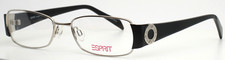 ESPRIT ET9347 524 Silver Womens Rectangle Full Rim Eyeglasses 52-17-135 B:28