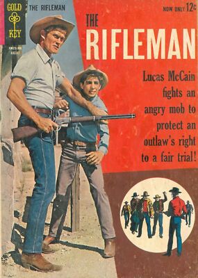 THE RIFLEMAN CHUCK CONNORS JOHNNY CRAWFORD  24x36 Inch | Ready to ship now