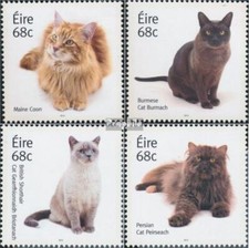Irlande 2108A-2111A (complète edition) neuf avec gomme originale 2014 Chats