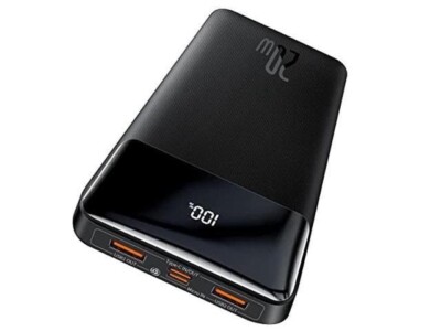Baseus Portable Charger,  PD 20W USB C Power Bank 10000mAh, External Battery