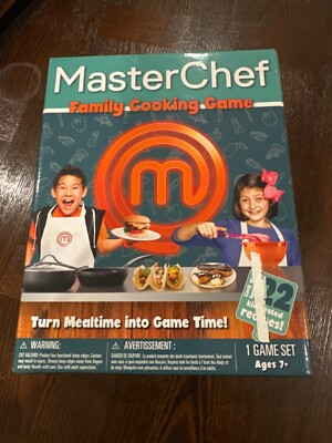 NEW! Masterchef Family Cooking Board Game fun for the whole family - kid tested