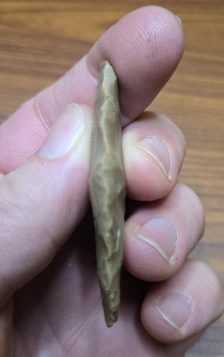 Edwards County Illinois Paleo Clovis Arrowhead - Picture 6 of 7