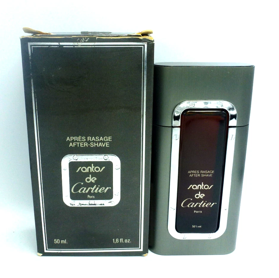 *** VINTAGE *** santos de Cartier - After Shave 50 ml