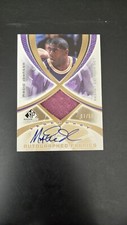 2005-06 MAGIC JOHNSON AUTO SP GAME USED LEGENDARY AUTOGRAPHED FABRICS #7/50!