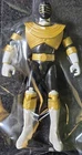 Bandai 1996 Power Rangers Zeo Black Gold Ranger 5.5" Vintage Action Figure