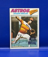 2026 Topps Heritage Joaquin Andujar 1977 50th Foil Stamped Buybacks RC Rookie 67