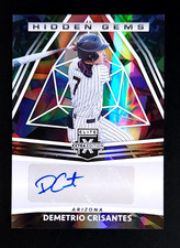 Demetrio Crisantes 2022 Panini Elite Extra Hidden Gems Signatures Black AU