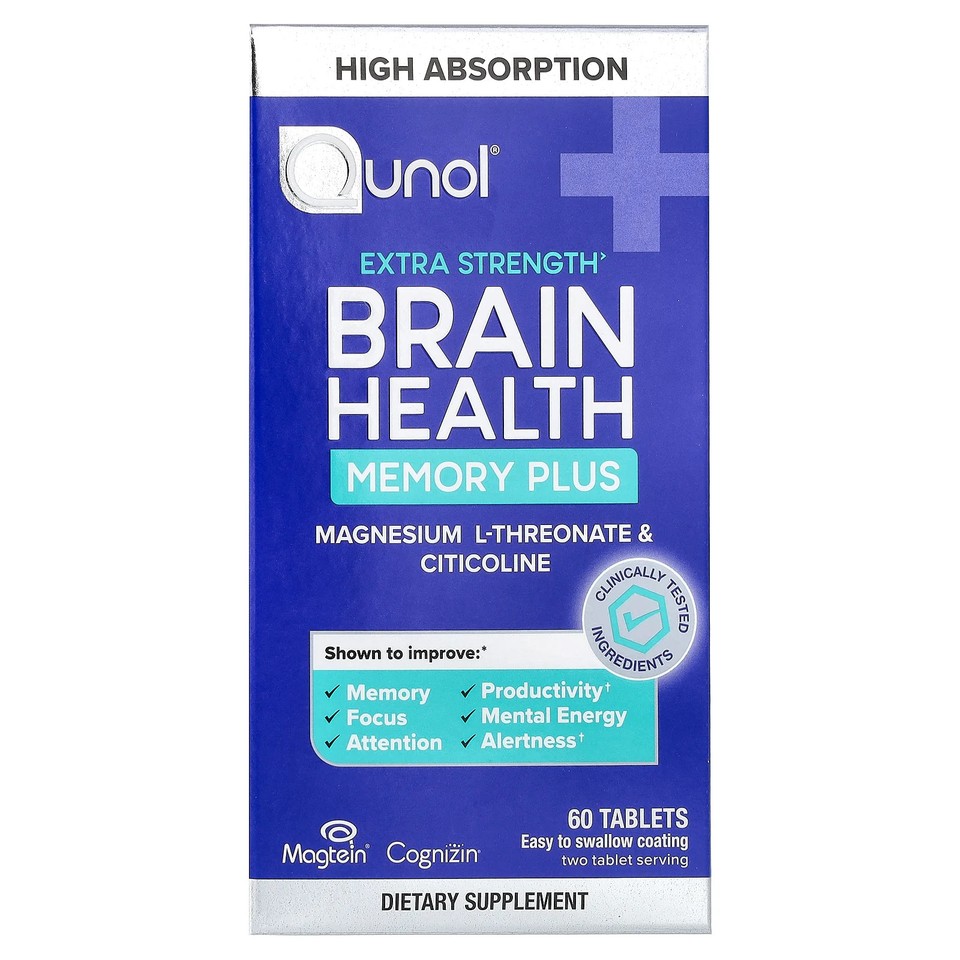 Brain Health Memory Plus, 60 Tablets