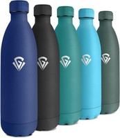 Thermosflasche 1L, Edelstahl Trinkflasche Bpa-Frei, Isolierflasche