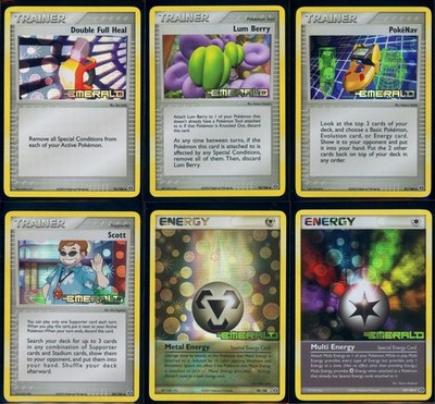 Pokemon EX SMARAGD - 6 Reverse Holo Karten - ENG - Near Mint or Better