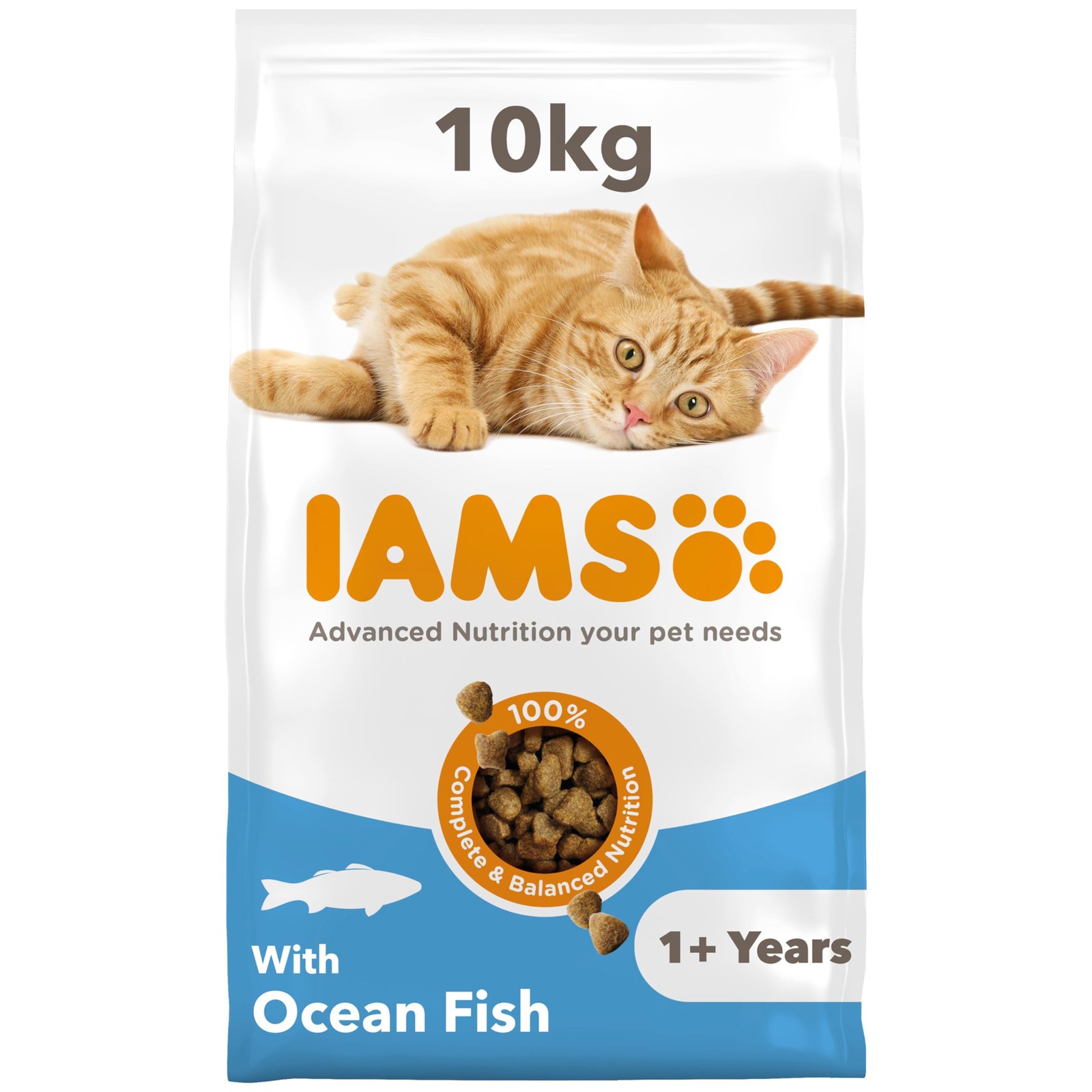 Iams Advanced Nutrition Adult Cat With Ocean Fish - 10Kg - Image 2