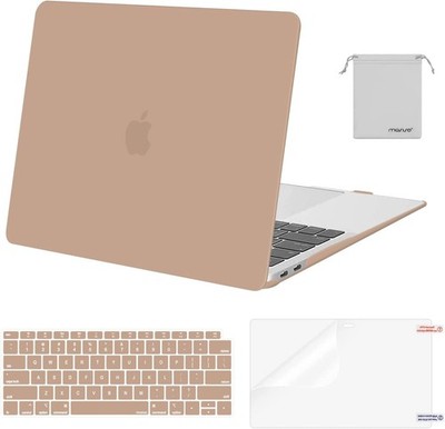 MacBook Air 13 inch Case M1 Chip 2021-2018 Release A2337 A2179 A1932, Bronze Bro