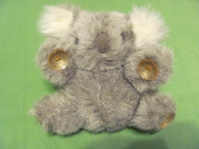 Vintage Realistic San Diego Zoo Koala Bear Plush 7'' Stuffed Animal Made in Korea