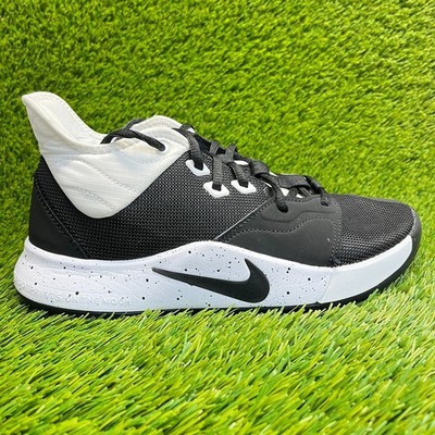 Nike PG TB Mens Size Black White Athletic Basketball Shoes Sneakers 