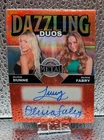 Olivia Dunne + Fabry 2025 Leaf Metal Dazzling Duos AUTO #/4 Orange Autograph