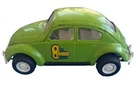 Vintage Tonka Green Volkswagen VW Beetle Side Winder #52680 Pressed Steel 60’s
