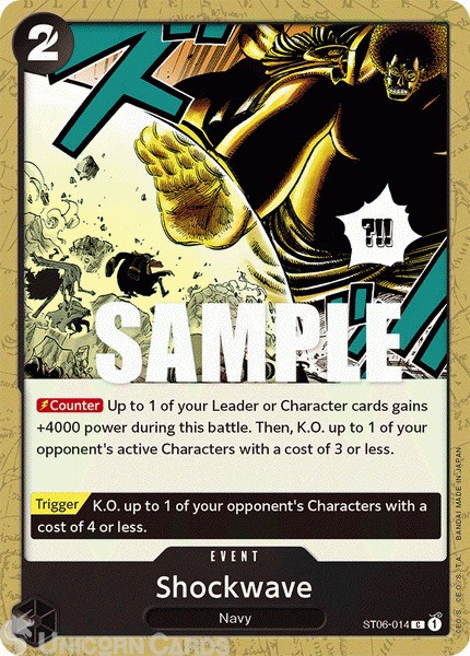 ST06-014 Shockwave :: Common One Piece TCG Card