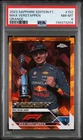 2023 TOPPS CHROME FORMULA 1 SAPPHIRE EDITION #152 MAX VERSTAPPEN ORANGE PSA 8