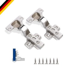 2er-Set Scharniere mit Softclose für Besta, vernickelt, langlebig, komfortabl...