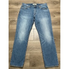 Gap 31" Straight Stretch Blue Jeans Size 34