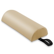 6" Massage Table Half Round Neck Bolster Pillow - Cream