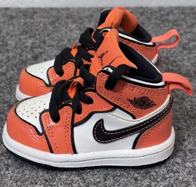 Nike Air Jordan 1 Mid Turf Orange Baby/Toddler 3C BQ6933 802