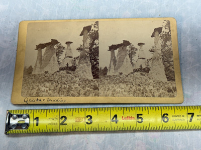 Quaker Wedding Colorado Stereoview Card # 105  J. Collier