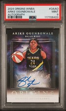 2024 PANINI ORIGINS WNBA ORIGINS AUTO #OAAO ARIKE OGUNBOWALE PSA 9