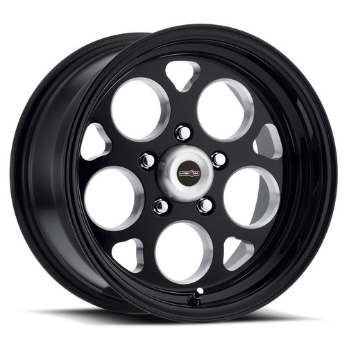 15x10 +0 Vision 561 Sport Mag 5x4.5 Black W/ Milled Windows Wheels (Set ...