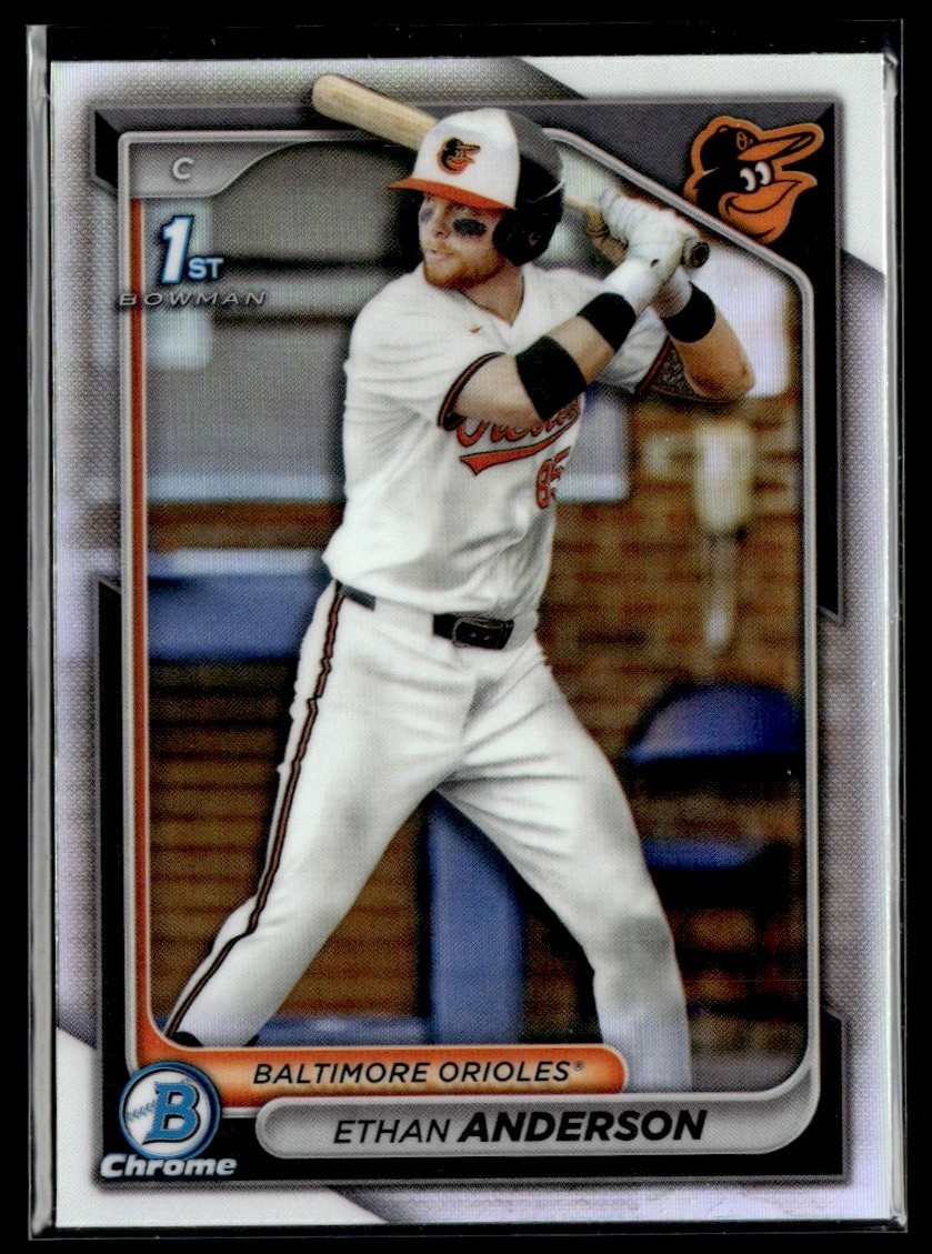 2024 Bowman Draft Chrome 1st Refractor Ethan Anderson Baltimore Orioles #BDC-79