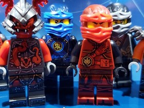 LEGO Ninjago Hands Of Time Minifigure Lot Dual Heads Kai Jay Blunck Slackjaw