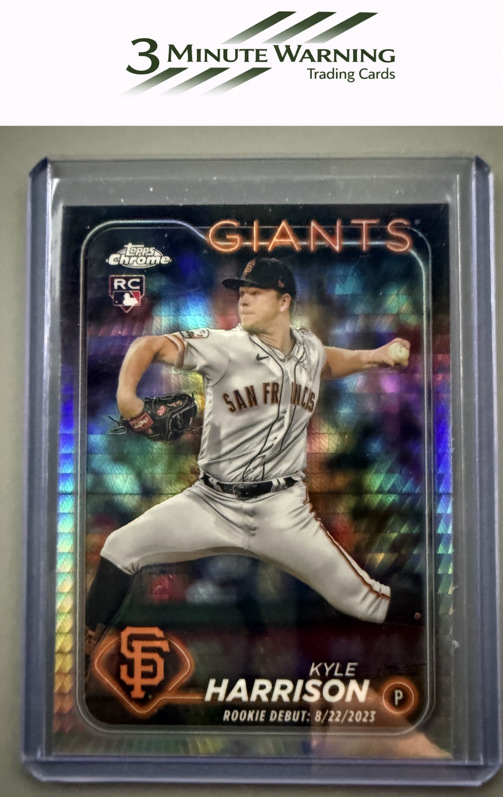 2024 Topps Chrome Update #USC157 Kyle Harrison Refractors