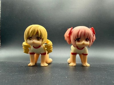 Madoka Magica Mami Madoka Figurenset Krabbeln Gelb Rosa Sammlerstück