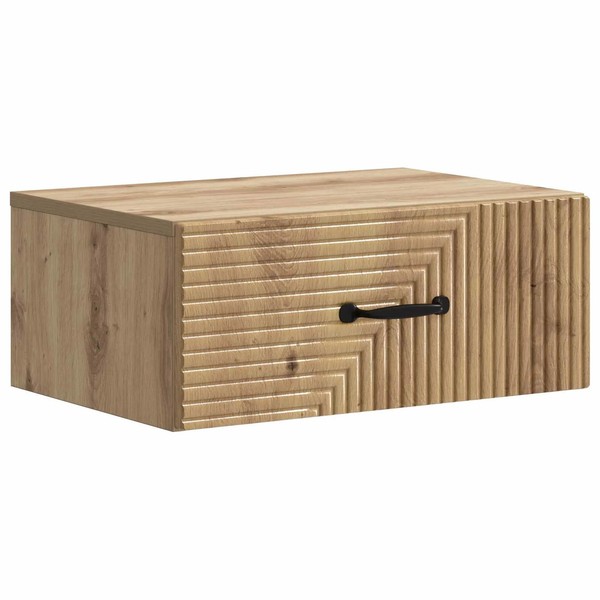 Nachttisch Wandmontiert Artisan Eiche 49 X 34,5 X 20 Cm-image