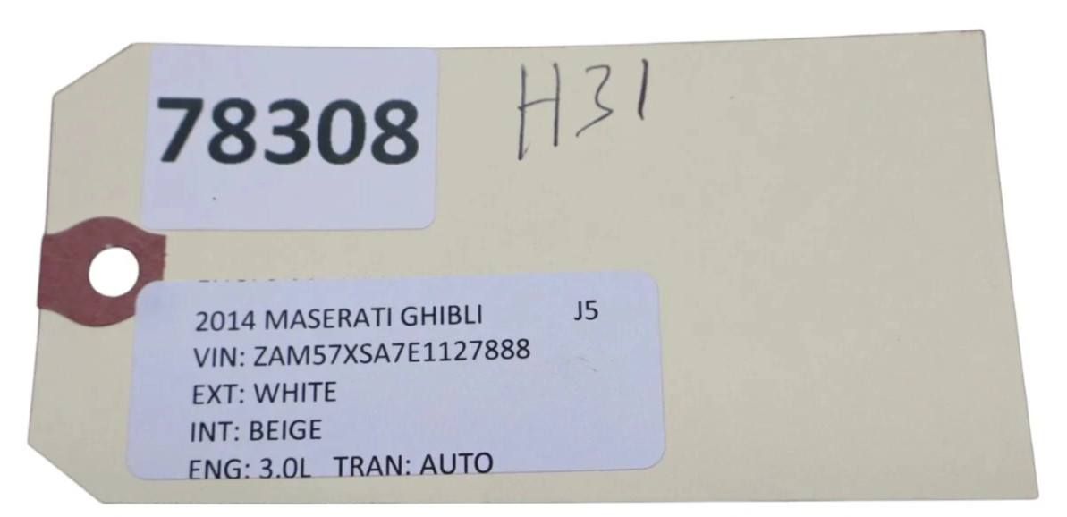 14-22 Maserati Ghibli M157 Front Left Driver Side Seat Headrest Head Rest Oem