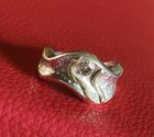Vintage Robert Lee Morris RLM Sterling Silver Hammered Gold Brass Gemstone Ring