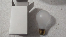 Frosted Light Bulbs 10 25 watt 130 volt Long Life NOS
