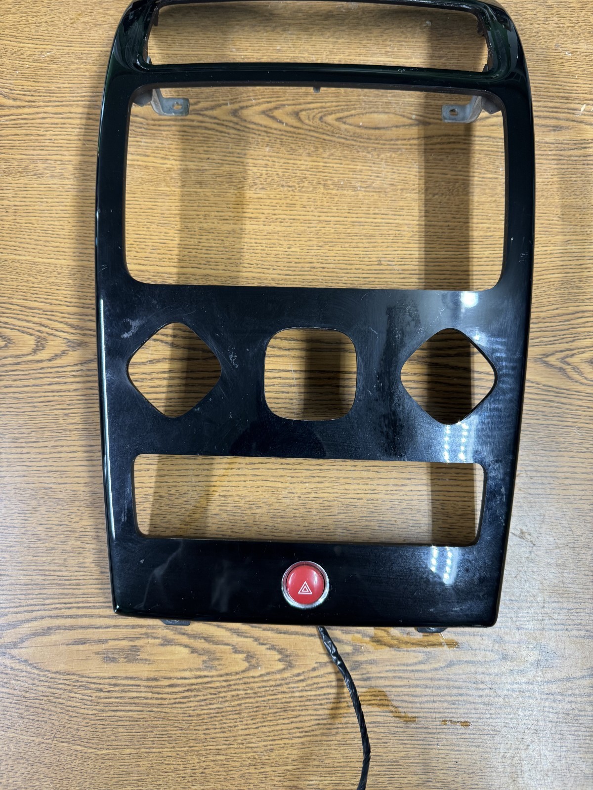 2003-2008 Maserati Quattroporte Dash Radio AC Console Bezel Trim Panel Black OEM