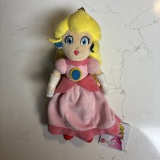 Little Buddy Super Mario Bros Peach Stuffed Animal Plush Doll 10" Toy NEW