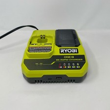 RYOBI ONE 18V 8A Rapid Charger PCG008 - Lime Green/Black
