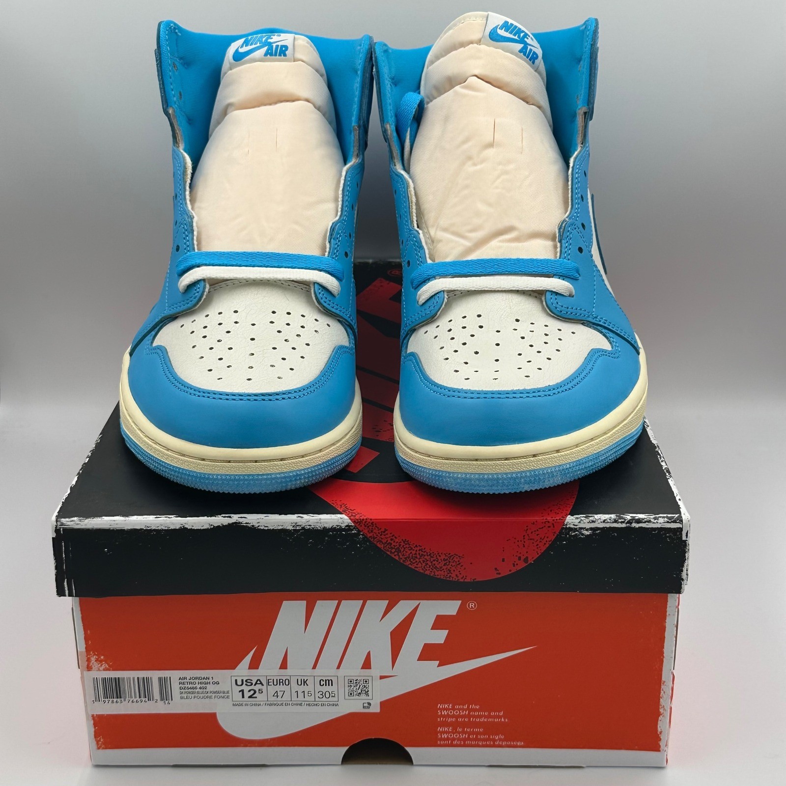 NIB Nike Air Jordan 1 Retro High OG DZ5485 402 UNC Reimagined Size Men's 12.5 DS