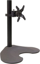 Ergotech Single Desk Stand with 16-Inch Pole - Black 100-D16-B01 Up to 24"