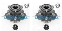 Dayco 2X Radnabe Radlagersatz Hinterachse FüR Toyota RAV 4 IV Lexus NX A4 ZSA4